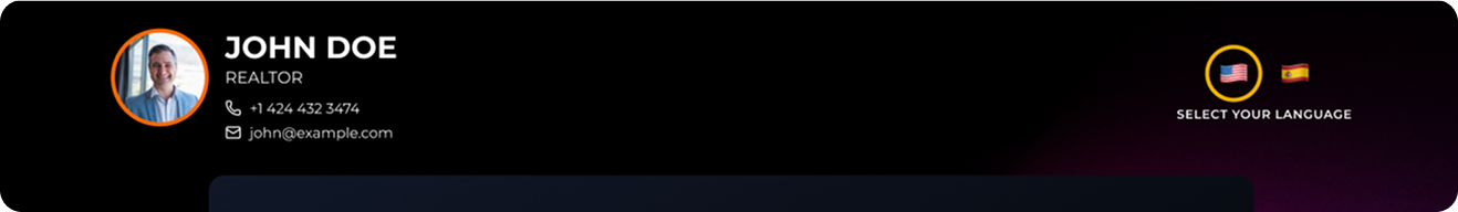 A customized and professionally branded page tailored to highlighting you —